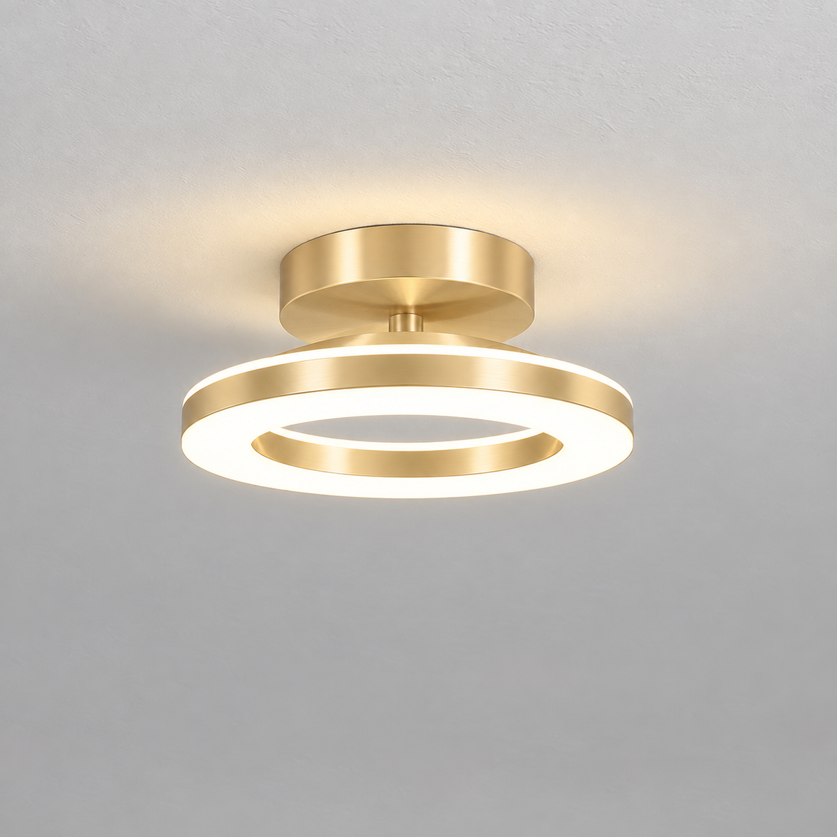 Luz de Teto Redonda LED em Acrílico | Luminária Moderna para Corredor e Entrada