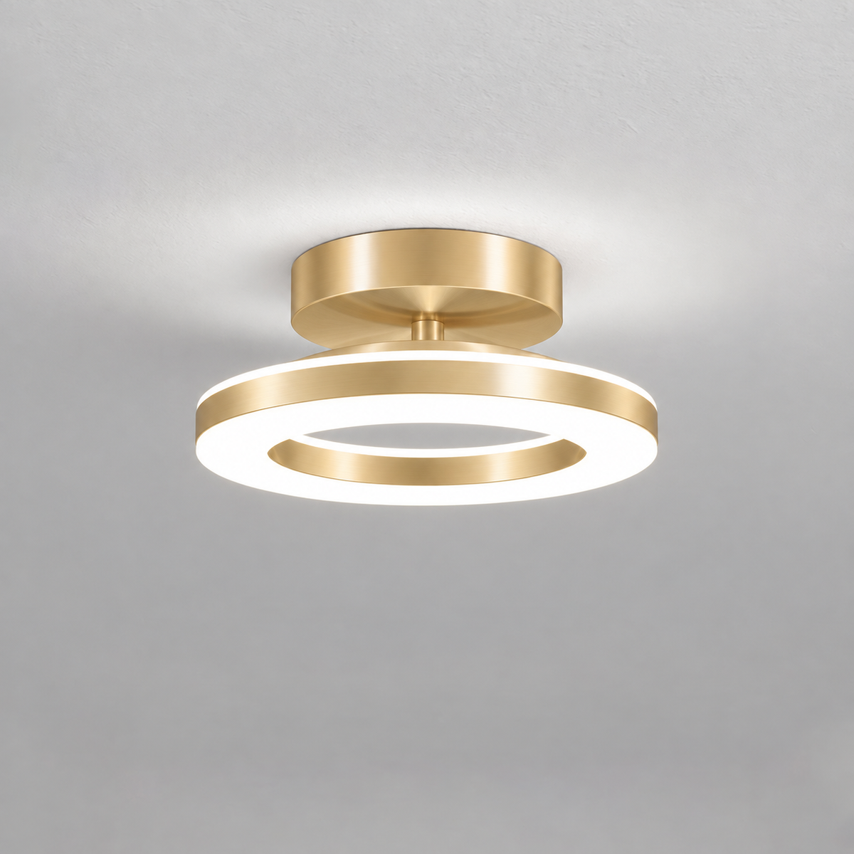Luz de Teto Redonda LED em Acrílico | Luminária Moderna para Corredor e Entrada