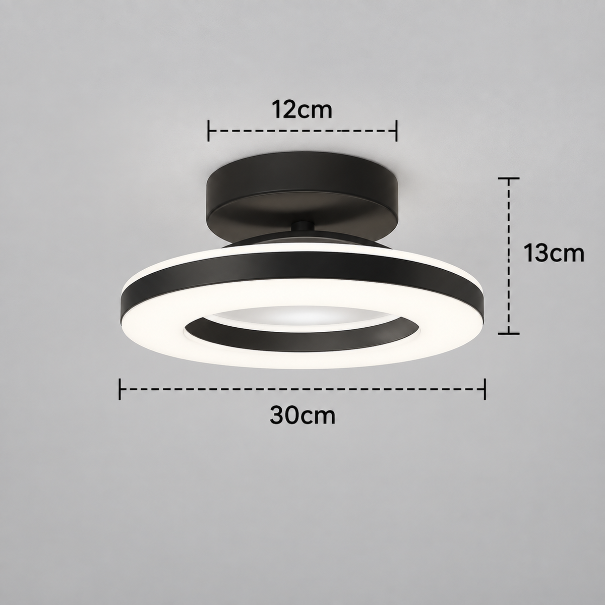 Luz de Teto Redonda LED em Acrílico | Luminária Moderna para Corredor e Entrada