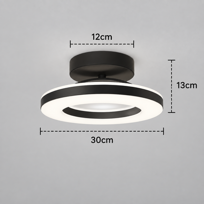 Luz de Teto Redonda LED em Acrílico | Luminária Moderna para Corredor e Entrada