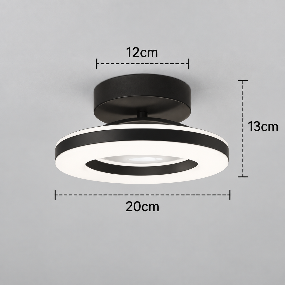Luz de Teto Redonda LED em Acrílico | Luminária Moderna para Corredor e Entrada