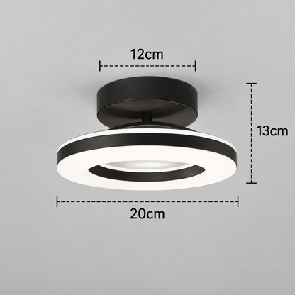 Luz de Teto Redonda LED em Acrílico | Luminária Moderna para Corredor e Entrada