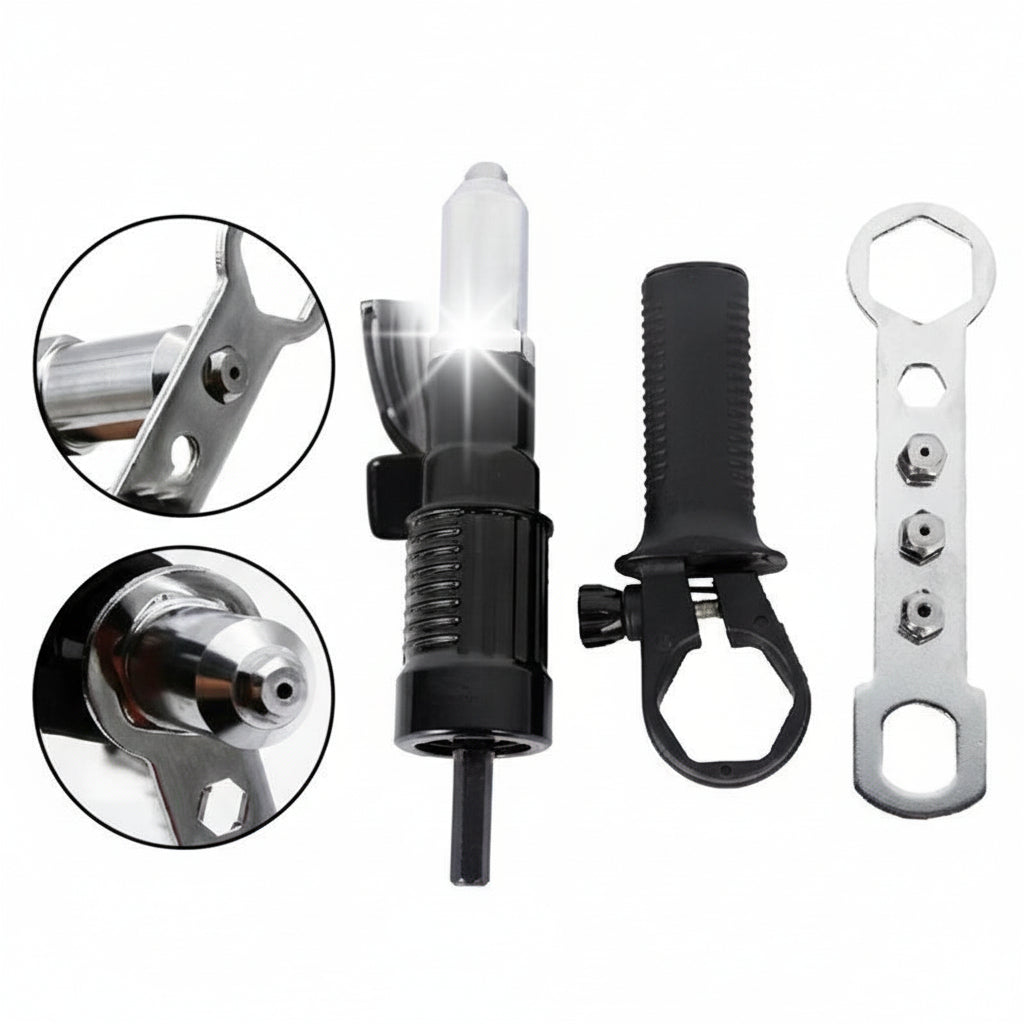 Nietpistolen-Bohrer Adapter Set Wechselbare Düsen