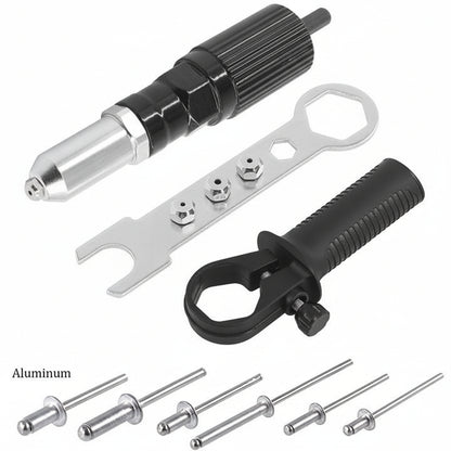 Nietpistolen-Bohrer Adapter Set Wechselbare Düsen
