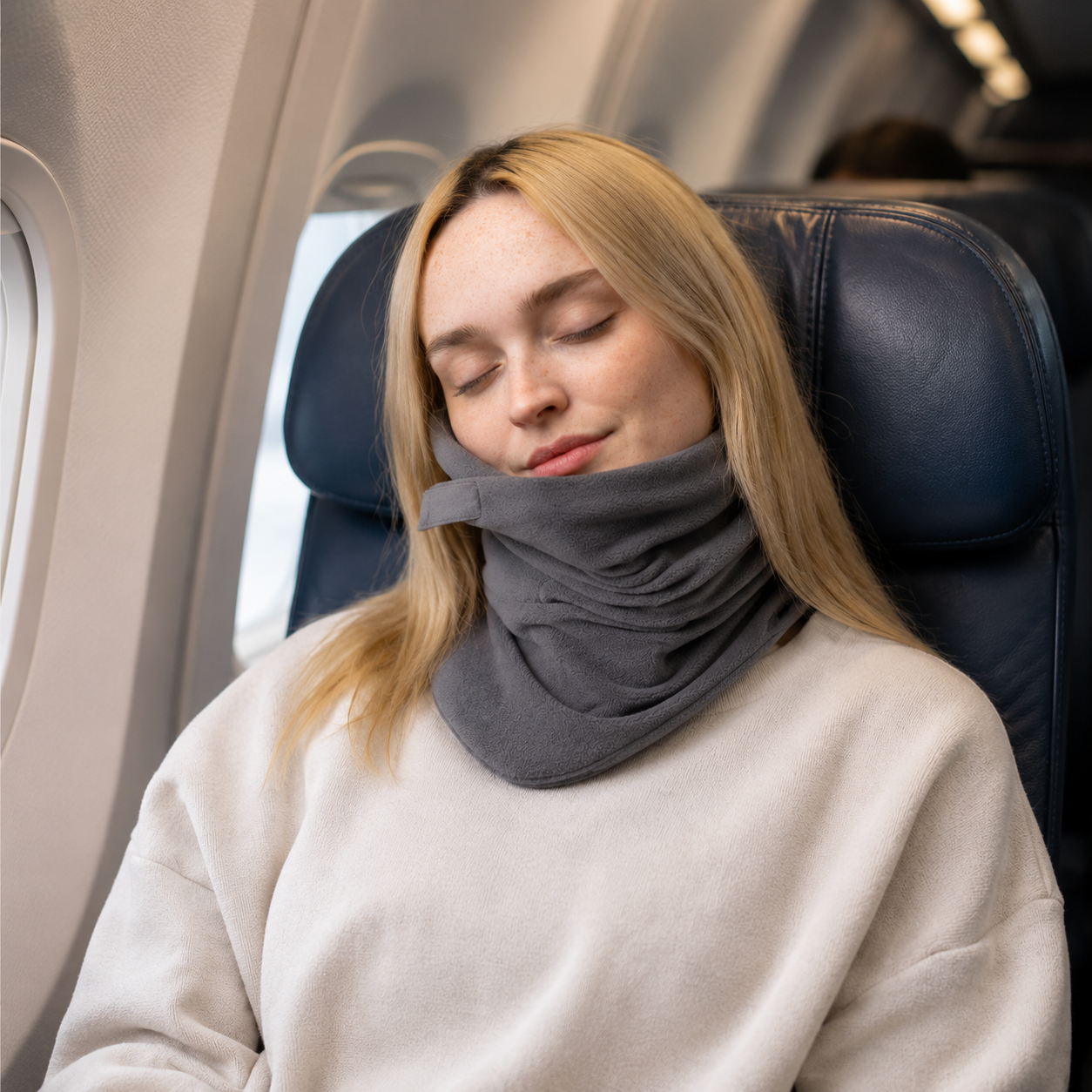 Adjustable Travel Neck Pillow Memory Foam Comfort