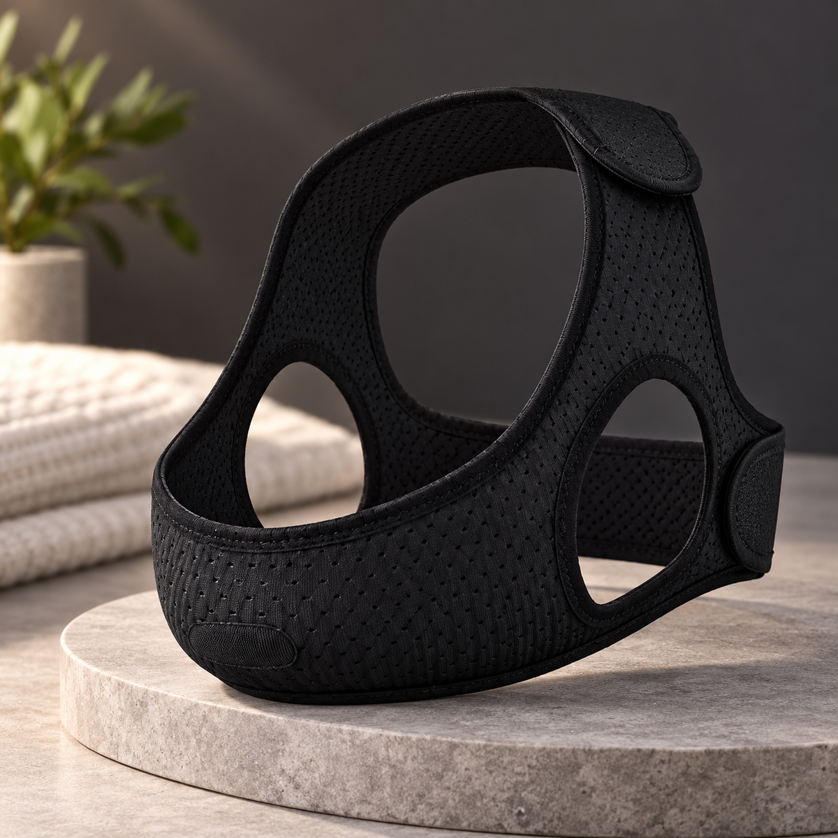 Anti Snoring Chin Strap Sleep Apnea Adjustable Face Support