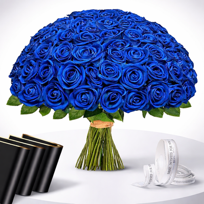Blomster buket kunstige roser dekoration bryllup mors dag gave