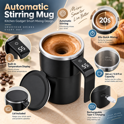 Tazza con miscelazione automatica, accessorio da cucina dal design intelligente