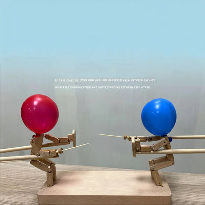 Joc de petrecere Sabie de balon din lemn Duel activ pentru joacă în interior
