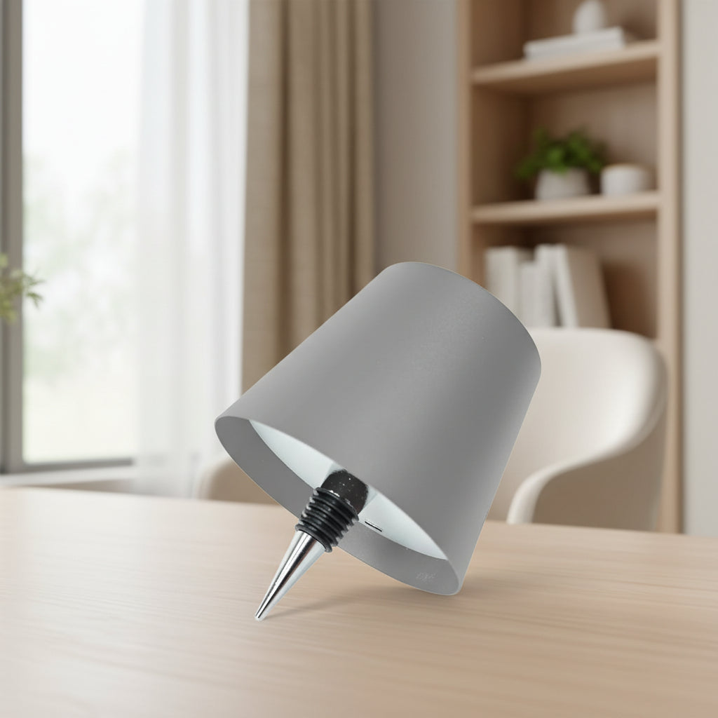 Luminária Garrafa LED Decorativa Luz Noturna Mesa Ambiente
