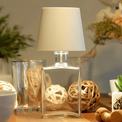Luminária Garrafa LED Decorativa Luz Noturna Mesa Ambiente