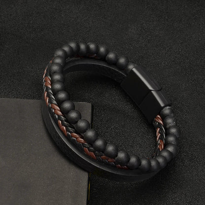 Armbånd Naturlig Stenperle Opmærksomhedsstøtte