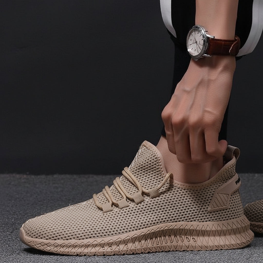 Laufschuhe Herren Atmungsaktives Netz Leichtathletik Sportschuhe
