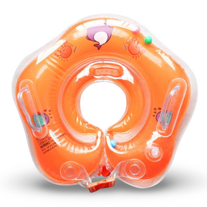 Flotador para bebé con anillo ajustable para el cuello, soporte para baño infantil
