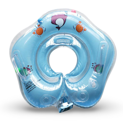Flotador para bebé con anillo ajustable para el cuello, soporte para baño infantil