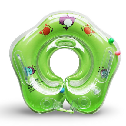 Flotador para bebé con anillo ajustable para el cuello, soporte para baño infantil