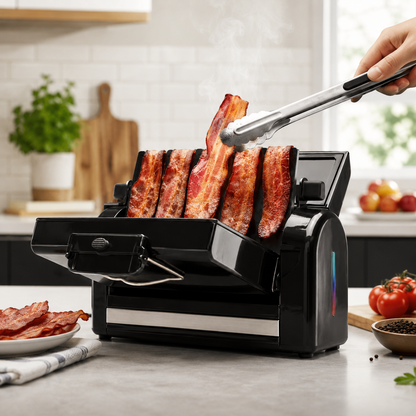Lodret baconrister, sund køkkenbordsapparat