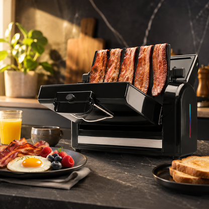 Lodret baconrister, sund køkkenbordsapparat