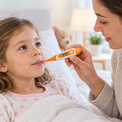 Basal Body Thermometer Digital Kids Accurate Fever Alert