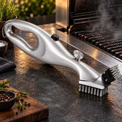 Bbq Cleaning Brush Steam Cleaning Tool Easy Grip Design