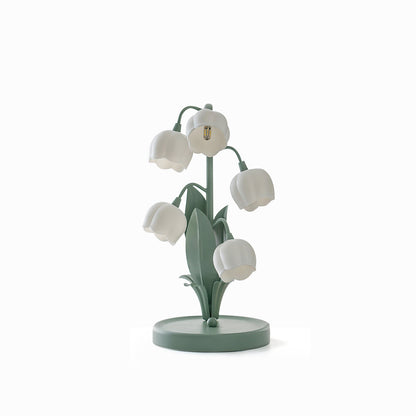 Candeeiro de Mesa Bell Orchid | Luz Interior Floral Elegante