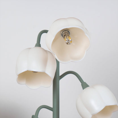 Candeeiro de Mesa Bell Orchid | Luz Interior Floral Elegante