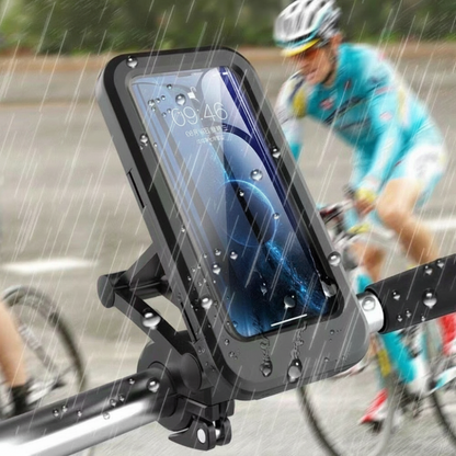 Cykeltelefonholder Vandtæt 360 Graders Rotation Styrholder