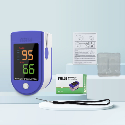 Digitaler Pulsoximeter zur Überwachung von Blutsauerstoff und Herzfrequenz