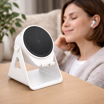 Bluetooth-Lautsprecher Induktions-Handyhalter Kabelloses Ladegerät