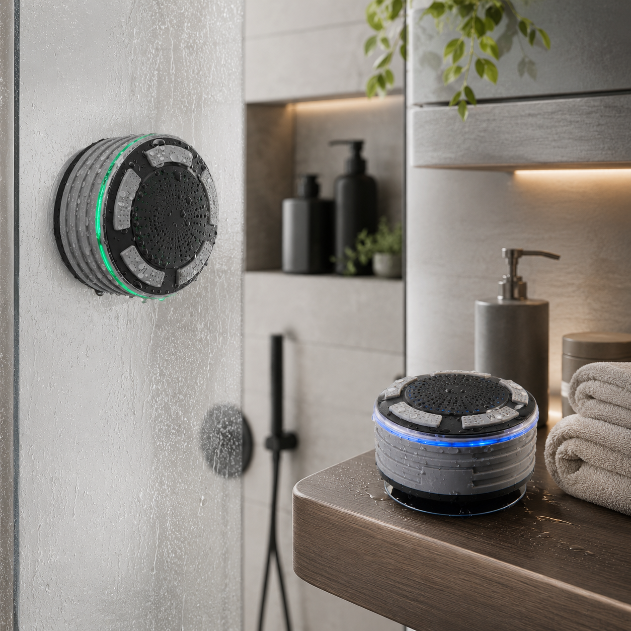 Altoparlanti Bluetooth da doccia, design wireless impermeabile