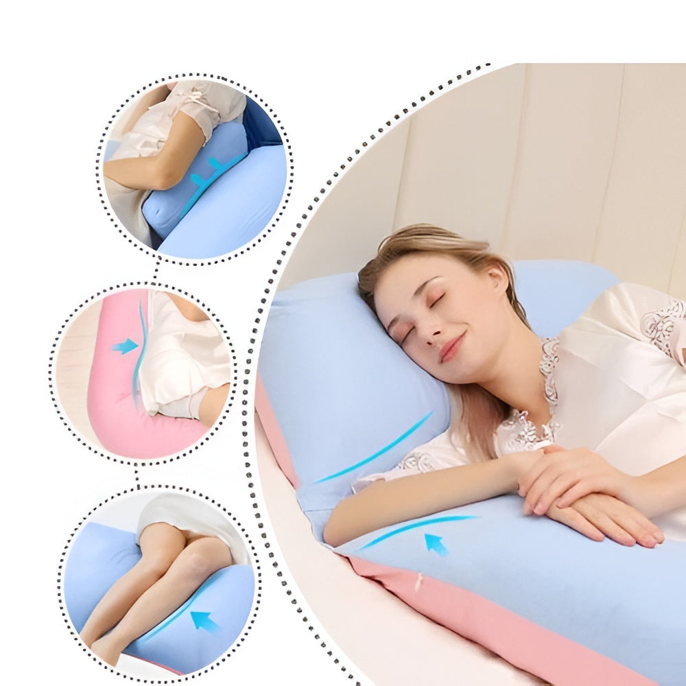 Cuscino per il corpo per il supporto laterale in gravidanza