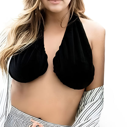Bra Sweat Towel Wrap Lounge Wear Absorbent Chest Cover