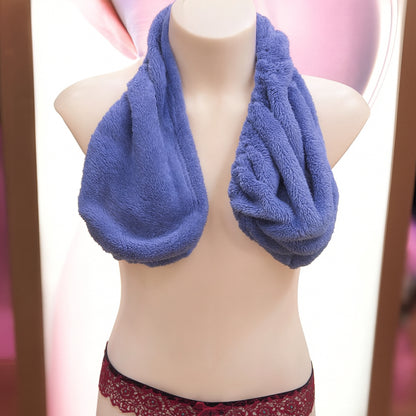 Bra Sweat Towel Wrap Lounge Wear Absorbent Chest Cover
