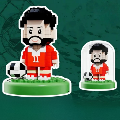 Set di mattoncini da costruzione Calcio Coppa del Mondo Giocattolo piccolo in plastica