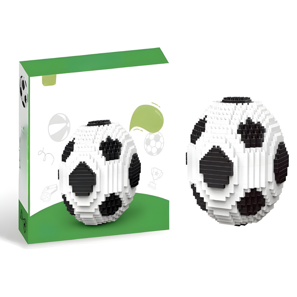 Set di mattoncini da costruzione Calcio Coppa del Mondo Giocattolo piccolo in plastica
