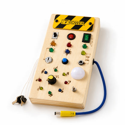 Tablero Ocupado Juguete Sensorial Panel de Actividad de Madera Juguete Educativo para Niños Pequeños