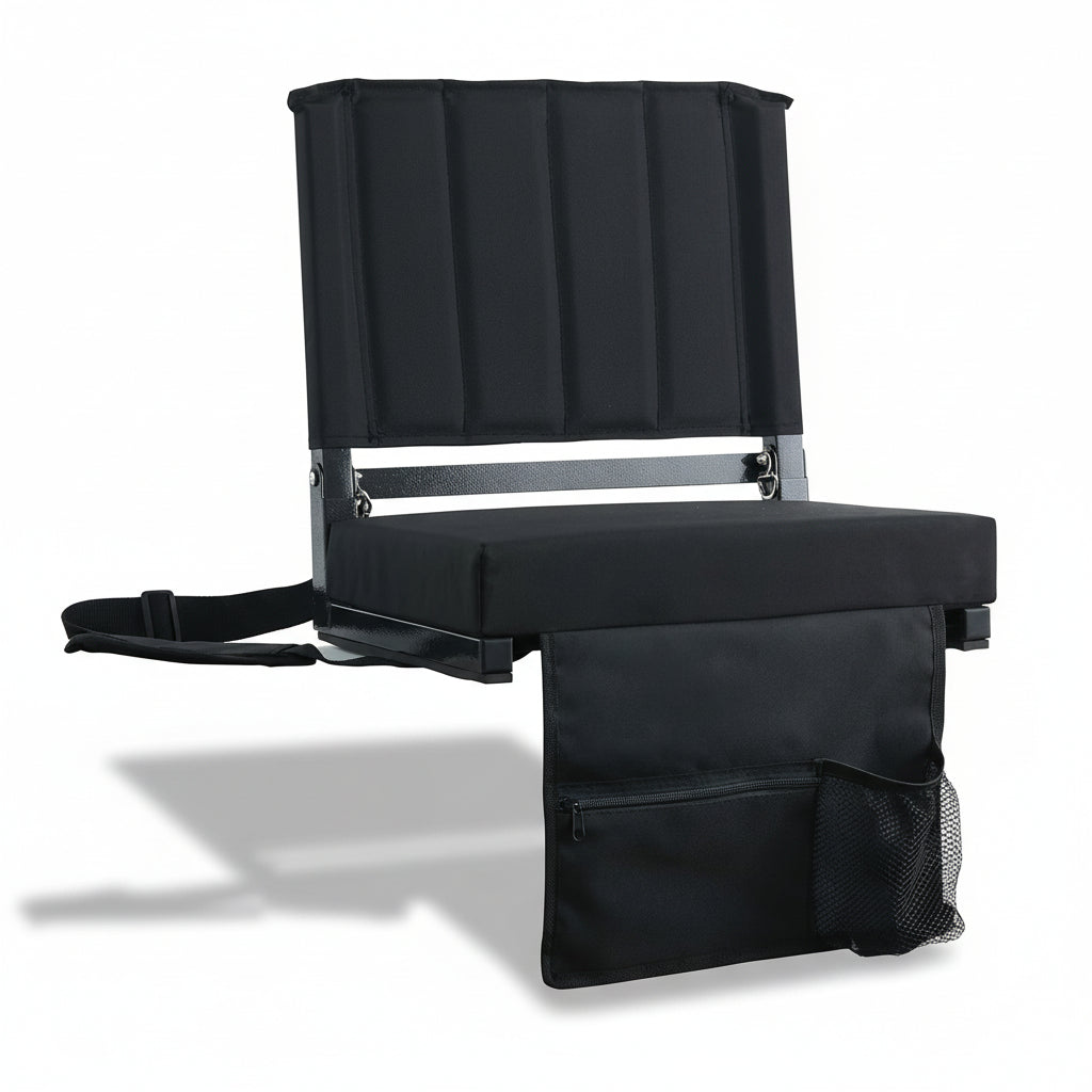 Silla Plegable Acolchada para Gradas con Respaldo