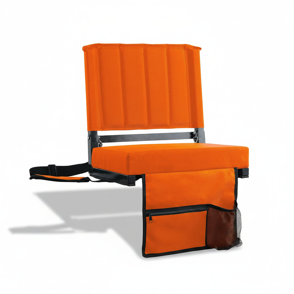 Silla Plegable Acolchada para Gradas con Respaldo