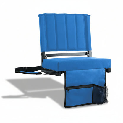 Silla Plegable Acolchada para Gradas con Respaldo
