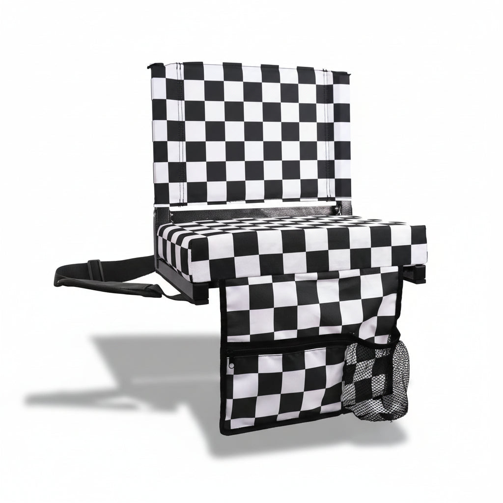 Silla Plegable Acolchada para Gradas con Respaldo
