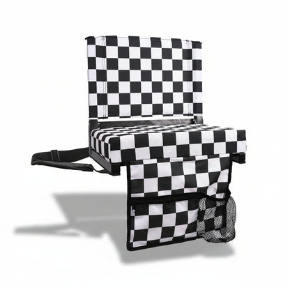 Silla Plegable Acolchada para Gradas con Respaldo