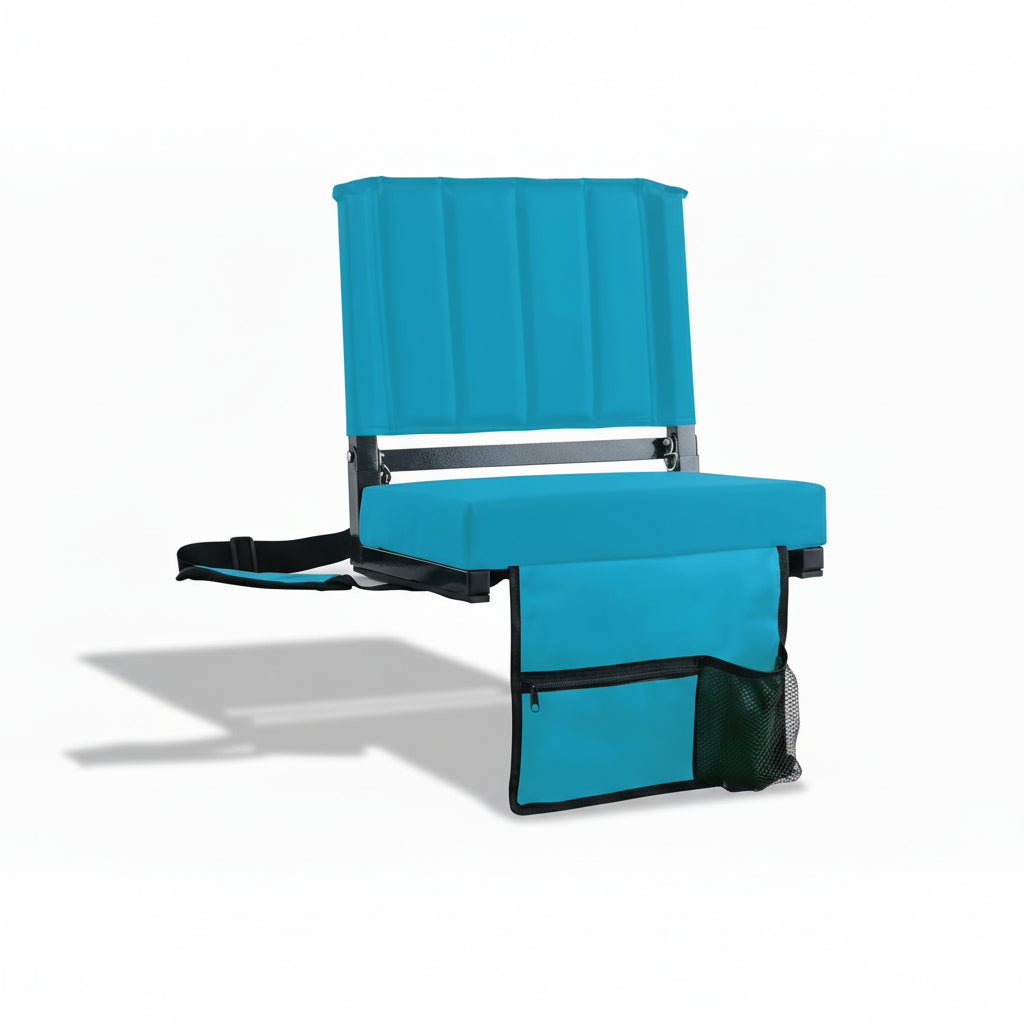 Silla Plegable Acolchada para Gradas con Respaldo