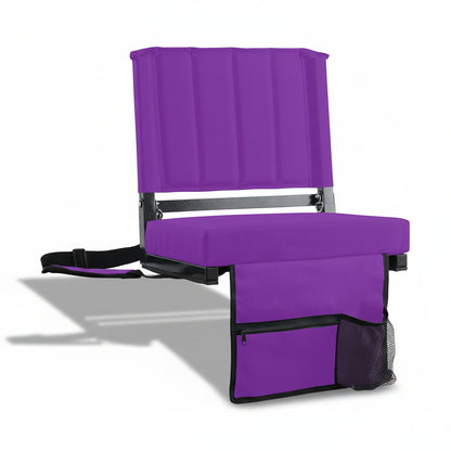 Silla Plegable Acolchada para Gradas con Respaldo