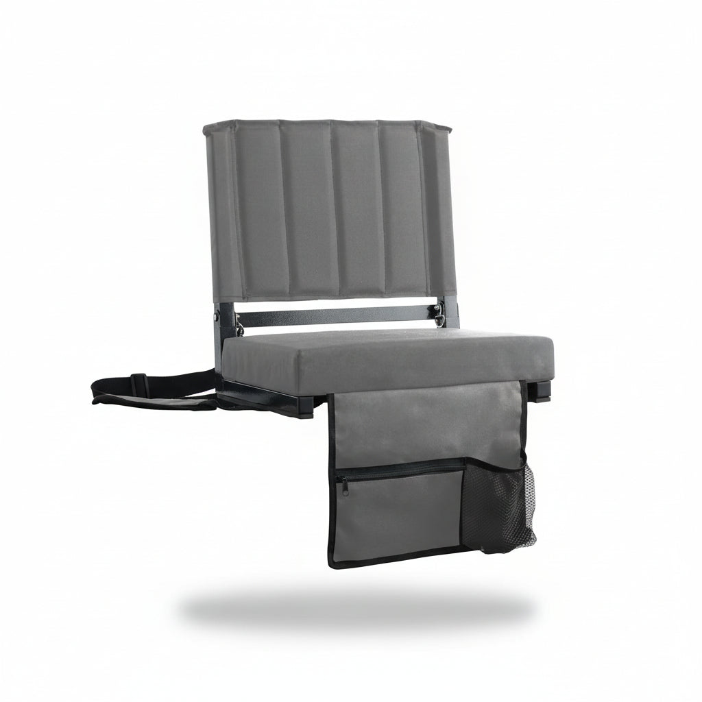 Silla Plegable Acolchada para Gradas con Respaldo