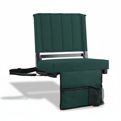 Silla Plegable Acolchada para Gradas con Respaldo
