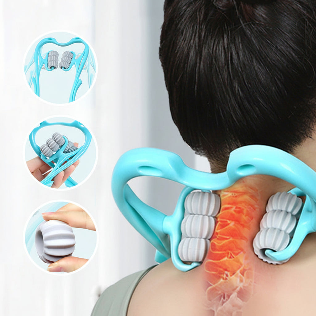 Nacken-Ergonomischer Massager Handlicher Halswirbel-Roller Schulter