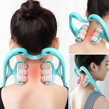 Nacken-Ergonomischer Massager Handlicher Halswirbel-Roller Schulter