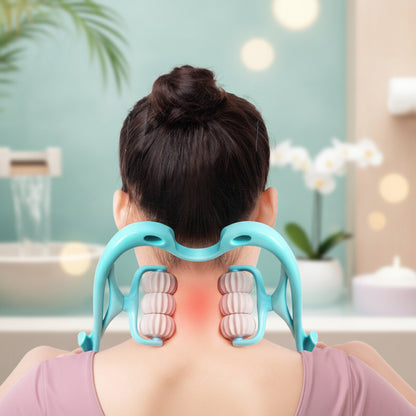 Nacken-Ergonomischer Massager Handlicher Halswirbel-Roller Schulter