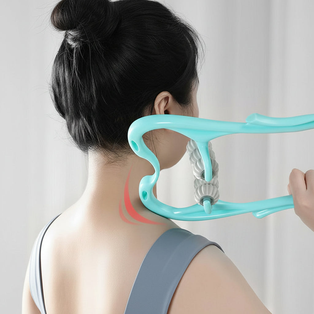 Nacken-Ergonomischer Massager Handlicher Halswirbel-Roller Schulter