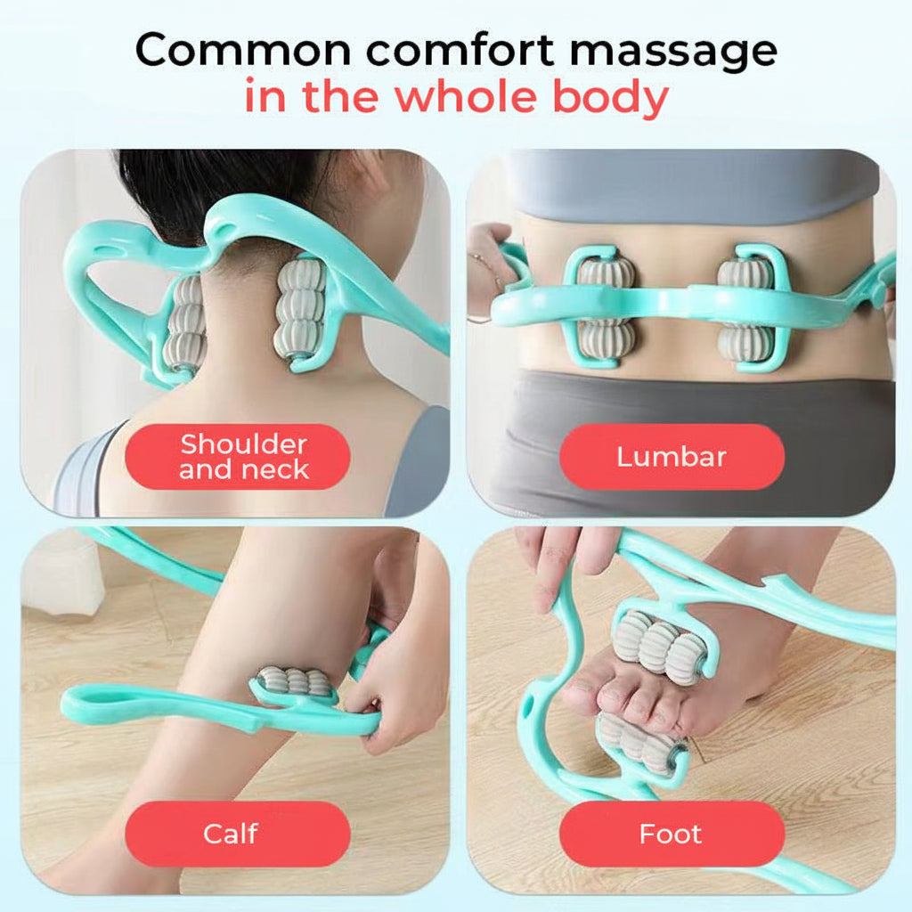 Nacken-Ergonomischer Massager Handlicher Halswirbel-Roller Schulter